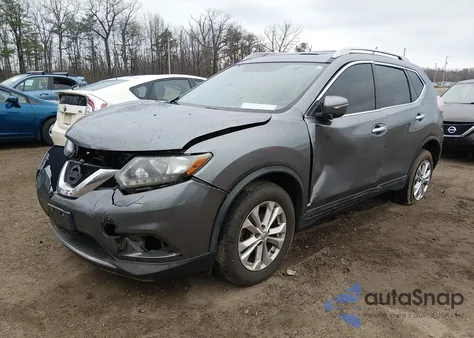 2015 Nissan Rogue Sv из США, поврежденный, VIN 5N1AT2MV9FC853500